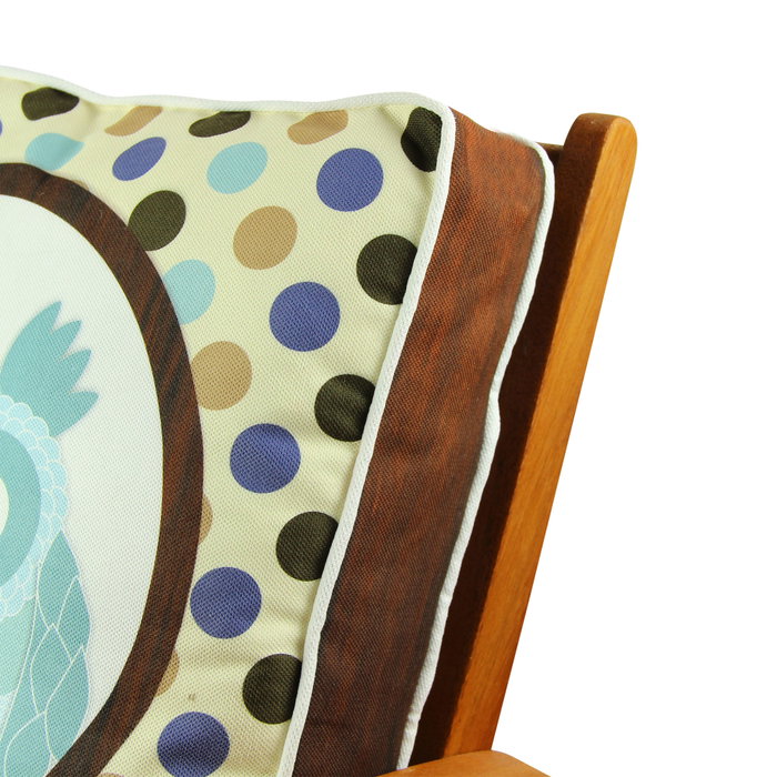 Aberto Design Cojín YM1057 Multicolor 42 x 42 cm
